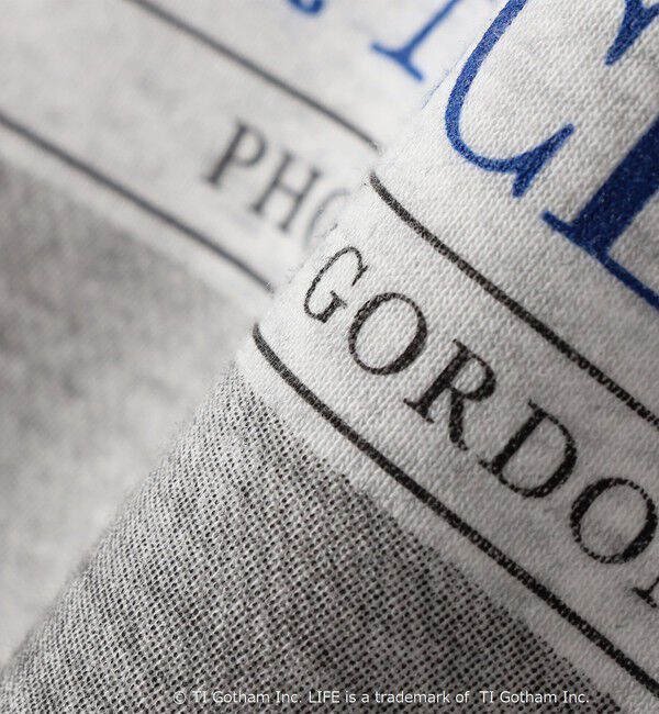 SHIPS any「GOOD ROCK SPEED: LIFE PC フォト ロゴ プリント スウェット」|スウェット・ジャージ|