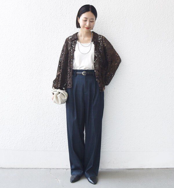 SHIPS for women「〈手洗い可能〉レース シャツ 羽織」|シャツ・ブラウス|