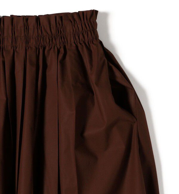 SHIPS for women「〈手洗い可能〉タイプライター チンツ タック ギャザー スカート」|スカート|