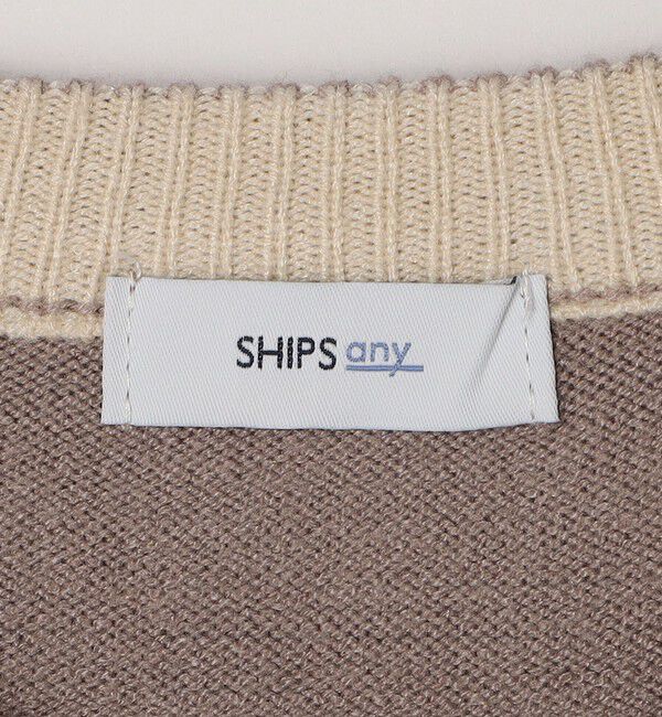 SHIPS any「SHIPS any:〈手洗い可能〉マシュマロ タッチ クルーネック ニット◇」|ニット・セーター|