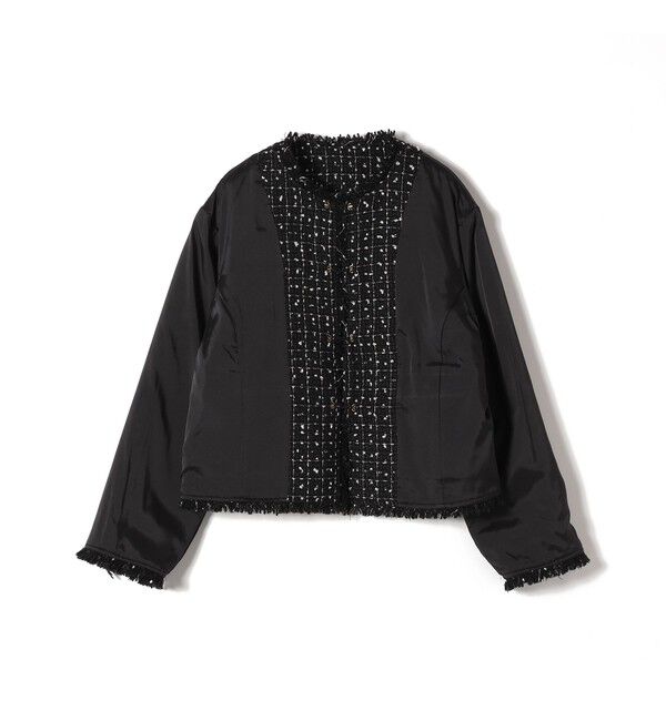 SHIPS for women「【SHIPS別注】troisiemeCHACO: ツイード ジャケット（セレモニー対応可）」|ノーカラージャケット|