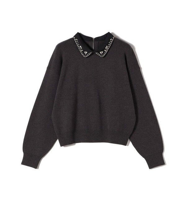 SHIPS Colors 「SHIPS Colors:〈手洗い可能〉ビジュー カラー ニット◇」|ニット・セーター|