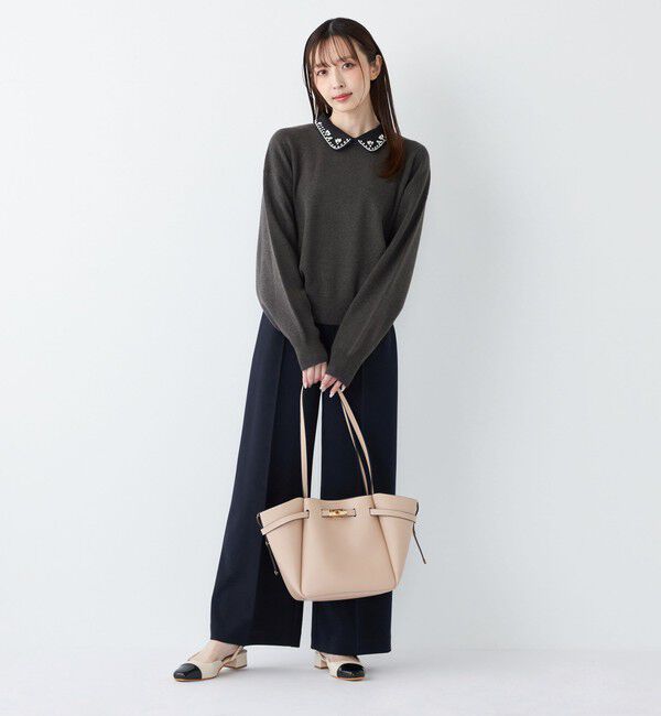 SHIPS Colors 「SHIPS Colors:〈手洗い可能〉ビジュー カラー ニット◇」|ニット・セーター|