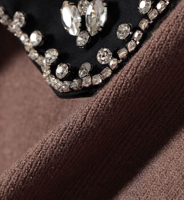 SHIPS Colors 「SHIPS Colors:〈手洗い可能〉ビジュー カラー ニット◇」|ニット・セーター|