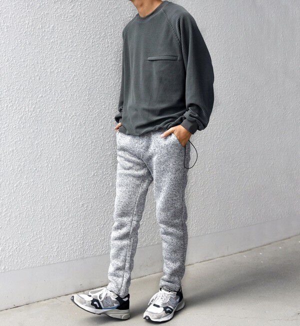 SHIPS any「SHIPS any:〈洗濯機可能〉グリッド フリース スピンドル ポケット プルオーバー◇」|スウェット・ジャージ|