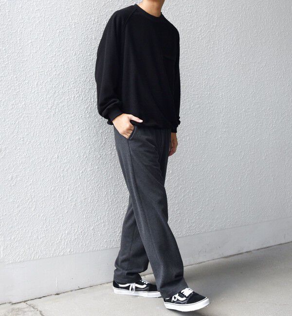 SHIPS any「SHIPS any:〈洗濯機可能〉グリッド フリース スピンドル ポケット プルオーバー◇」|スウェット・ジャージ|