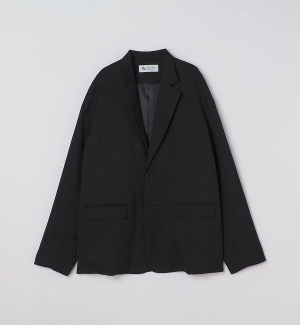 SHIPS「City Ambient Products: オーバーサイズ テーラード ジャケット」|テーラードジャケット|ブラック