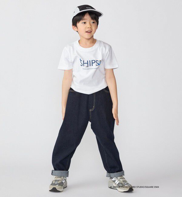 SHIPS KIDS「DQVIIR &times; SHIPS:100～140cm モンスターコラボ ロゴ Tシャツ〈KIDS〉」|Tシャツ・カットソー|