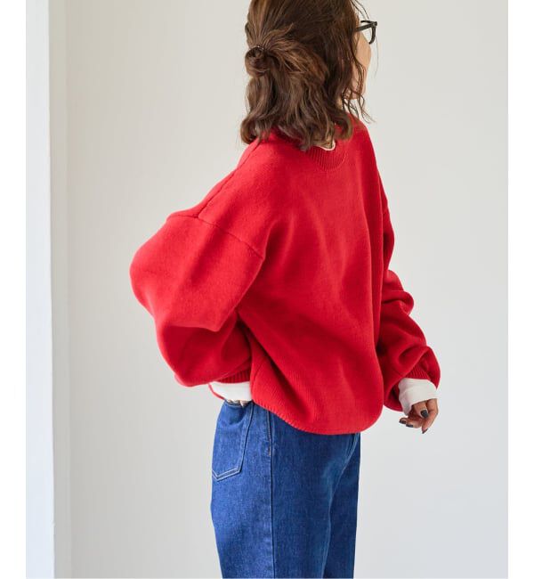 OUTDOOR PRODUCTS Usual Things「5Gバルキーコットンクルーネックニットプルオーバー」|ニット・セーター|