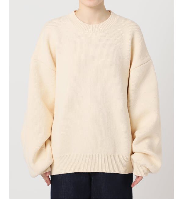 OUTDOOR PRODUCTS Usual Things「5Gバルキーコットンクルーネックニットプルオーバー」|ニット・セーター|