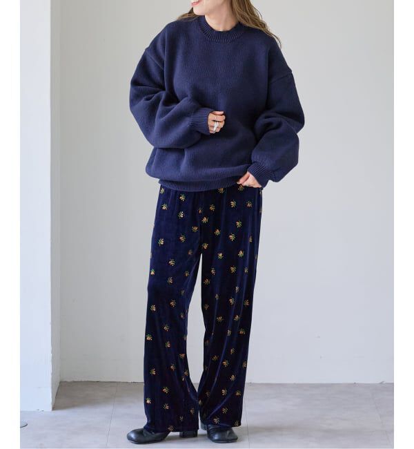 OUTDOOR PRODUCTS Usual Things「5Gバルキーコットンクルーネックニットプルオーバー」|ニット・セーター|