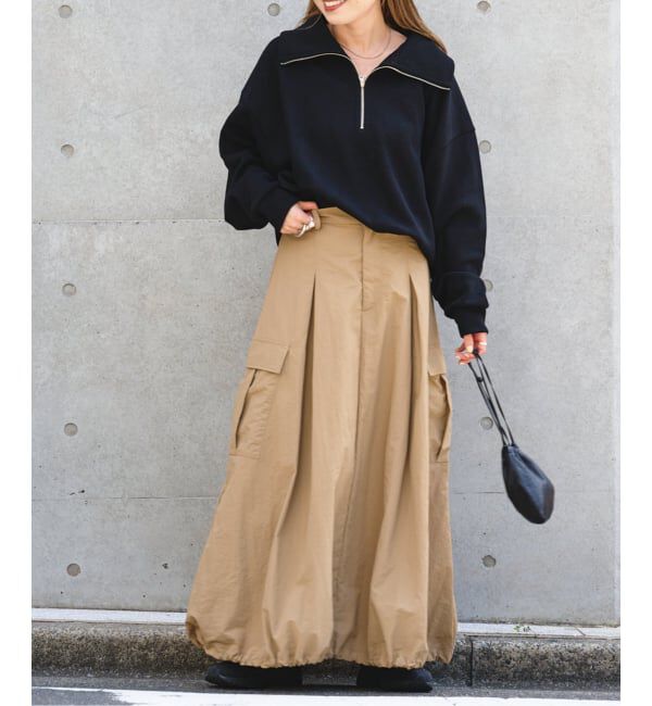 OUTDOOR PRODUCTS Usual Things「追加2 ドロストバルーンカーゴスカート」|スカート|