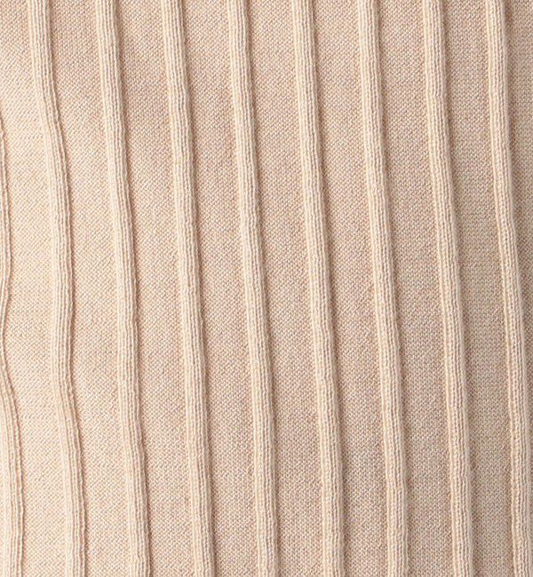 TOMORROWLAND collection「カシミヤシルクリブ ハーフスリーブプルオーバー」|ニット・セーター|