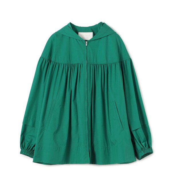 Ballsey「ライトタフタ フーデッドショートコート」|ブルゾン・スタジャン|55 グリーン