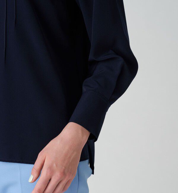 Ballsey「クリアデシン ボウタイブラウス」|シャツ・ブラウス|