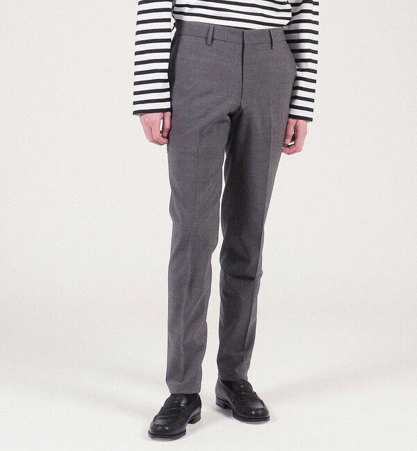 TOMORROWLAND MENS「ウールポリエステル ノープリーツスラックス」|スラックス|