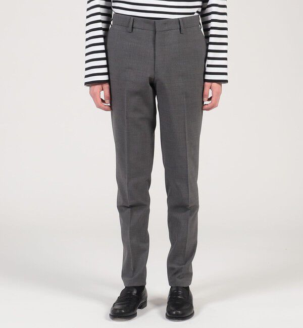 TOMORROWLAND MENS「ウールポリエステル ノープリーツスラックス」|スラックス|