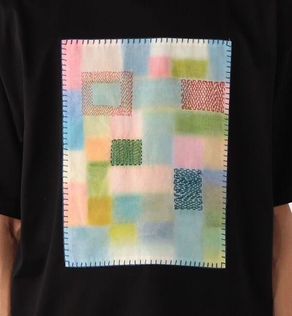 CABaN「CABaN スビンコットン モザイクプリントTシャツ」|Tシャツ・カットソー|