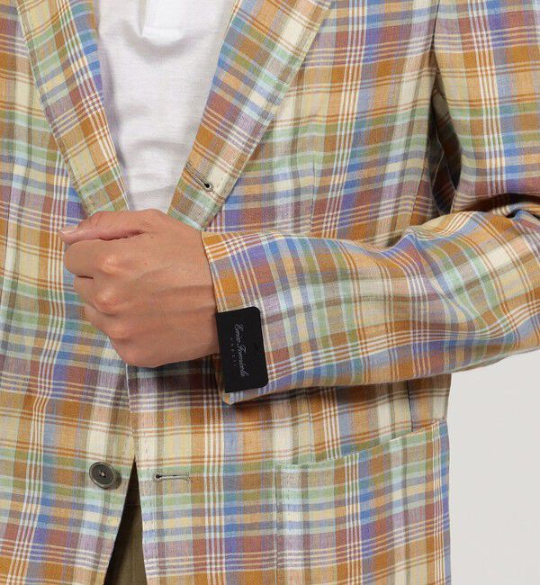 TOMORROWLAND BUYING WEAR「ERRICO FORMICOLA リネンシングル ブレステッド3Bジャケット」|テーラードジャケット|