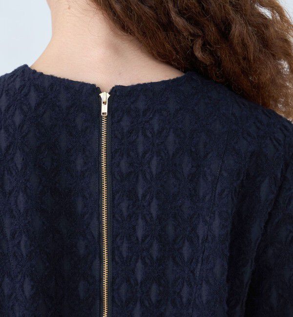 Ballsey「モールヤーンジャカード Aラインワンピース」|ワンピース|