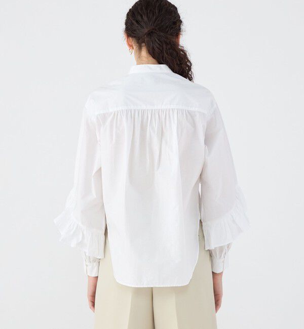 TOMORROWLAND BUYING WEAR「【別注】ne Quittez pas BLACK TIERED FRILLED コットンシャツ」|シャツ・ブラウス|