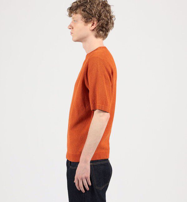 TOMORROWLAND MENS「TOMORROWLAND tricot コットンリネン クルーネックプルオーバーニット」|ニット・セーター|