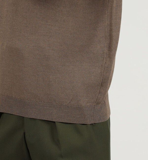 TOMORROWLAND MENS「シルクコットン ニットポロシャツ」|ニット・セーター|