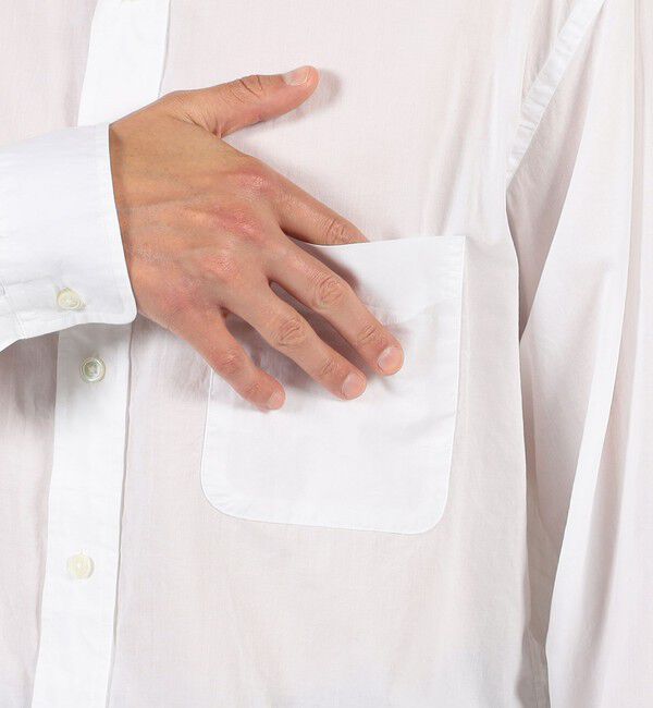 TOMORROWLAND MENS「コットン ローンポプリンシャツ ALBINI」|シャツ・ブラウス|