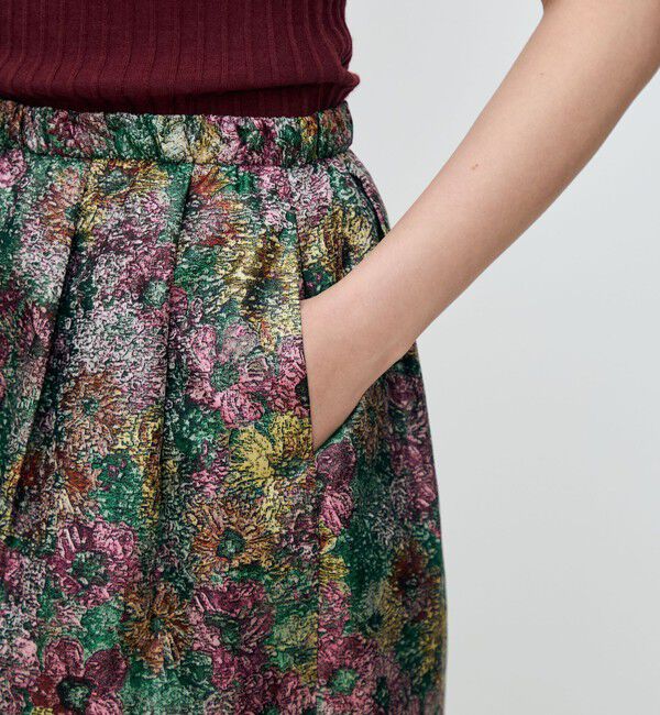 TOMORROWLAND collection「フラワーガーデン コクーンスカート」|スカート|