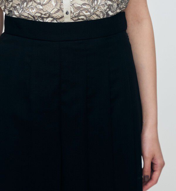 TOMORROWLAND collection「クリアーボイル アシンメトリープリーツスカート」|スカート|