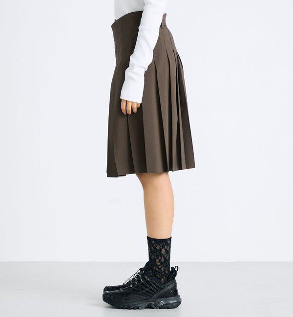 Edition「ウールライク ラッププリーツスカート」|スカート|