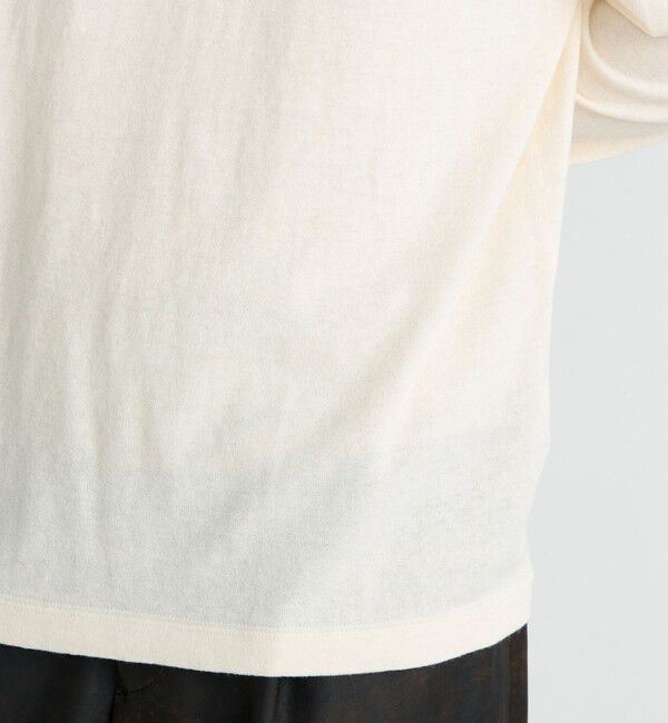 Edition「コットンカシミヤ クルーネックロングスリーブニット」|ニット・セーター|