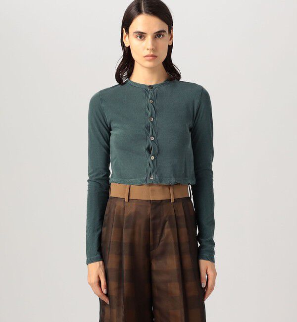 Edition「フライスビンテージ クルーネックカーディガン」|カーディガン|