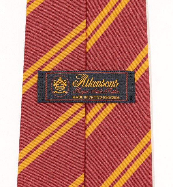 TOMORROWLAND GOODS「Atkinsons アイリッシュポプリン レジメンタルストライプネクタイ」|ネクタイ・蝶ネクタイ|