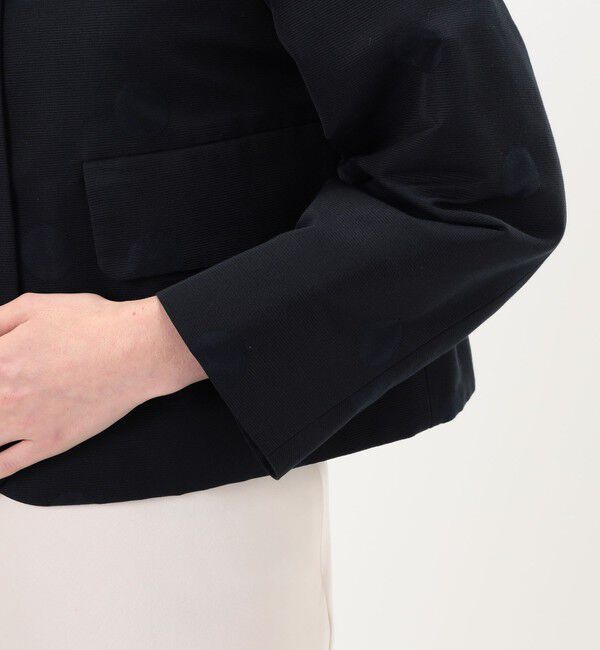 TOMORROWLAND collection「グログランドット ショートジャケット」|その他|