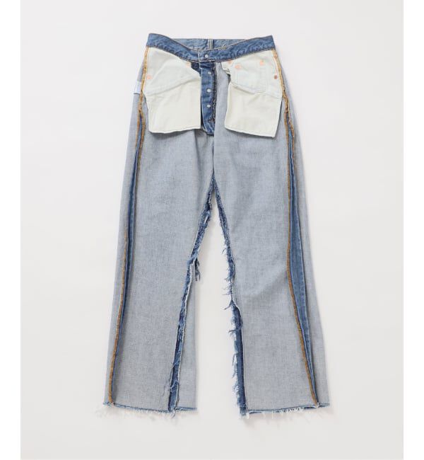  「ストレートデニム 5ポケットパンツ」|デニム|