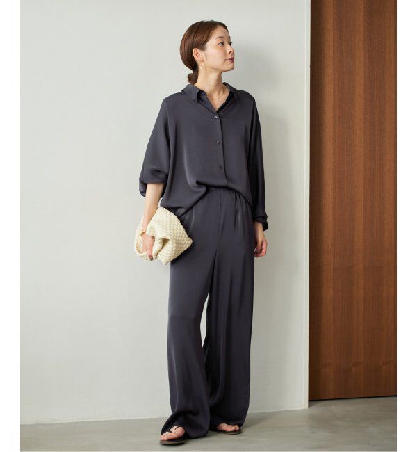 Plage「dull satin relax パンツ」|その他|