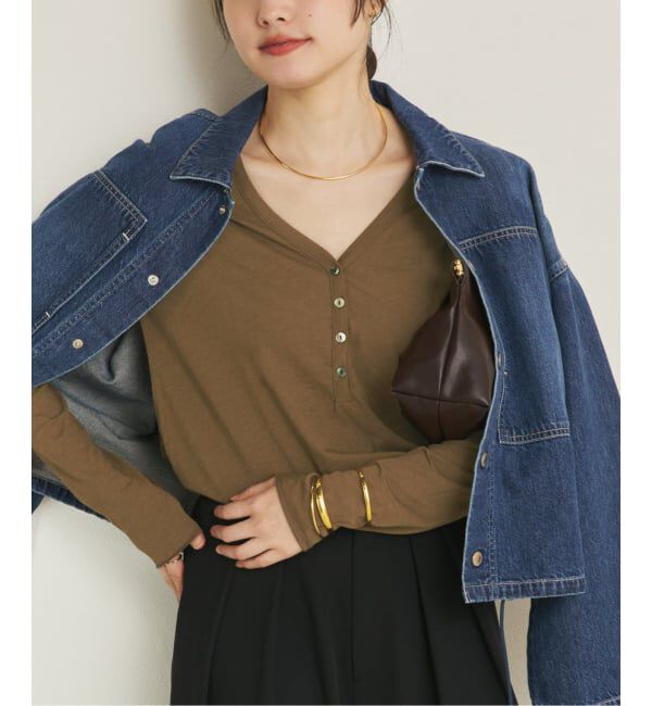 Plage「henly プルオーバー」|Tシャツ・カットソー|キャメル