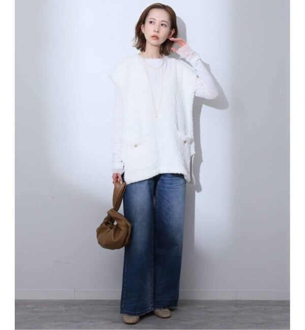 SLOBE IENA「《WEB限定/追加3》レイヤードスリーブロンTEE」|Tシャツ・カットソー|