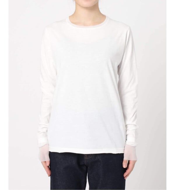 SLOBE IENA「《WEB限定/追加3》レイヤードスリーブロンTEE」|Tシャツ・カットソー|