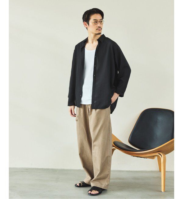 EDIFICE「フェード  ベルテッド トラウザー」|デニム|