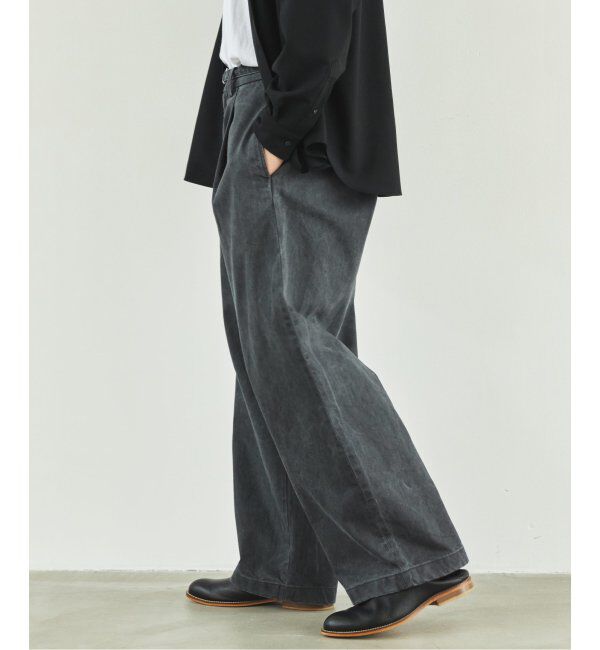 EDIFICE「フェード  ベルテッド トラウザー」|デニム|
