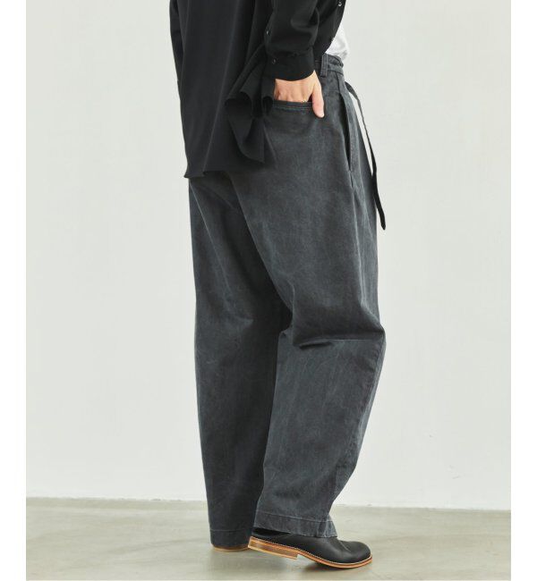 EDIFICE「フェード  ベルテッド トラウザー」|デニム|