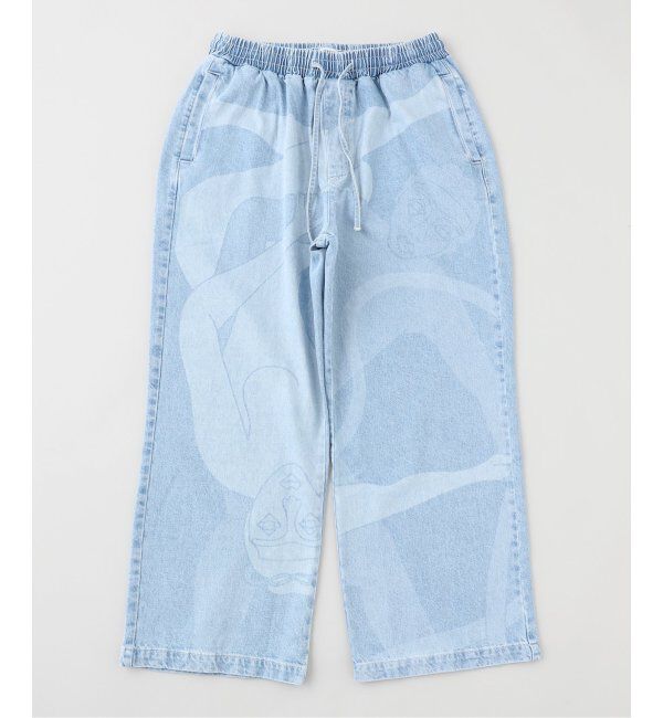 417 EDIFICE「CHAZEAU THE PALAZZO LA DANSE」|デニム|ブルー A