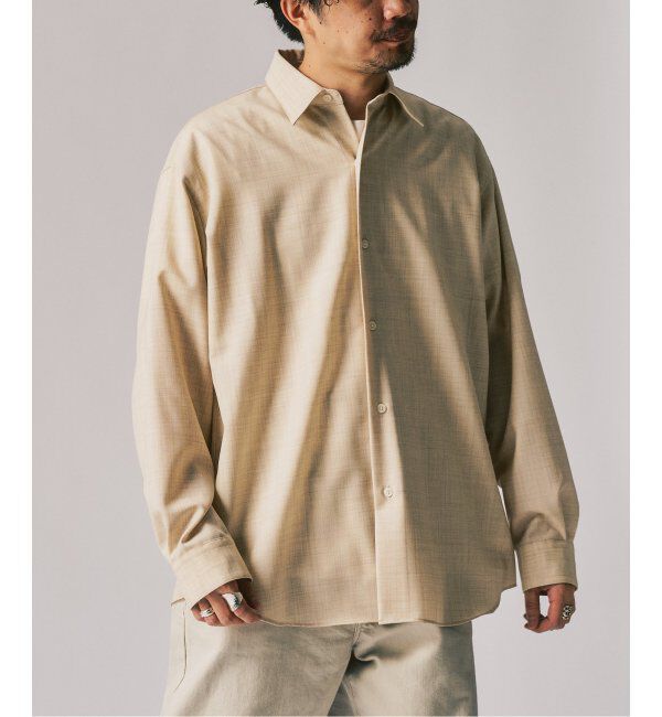 417 EDIFICE「LE JAPON Akita レギュラーウールシャツ」|シャツ・ブラウス|