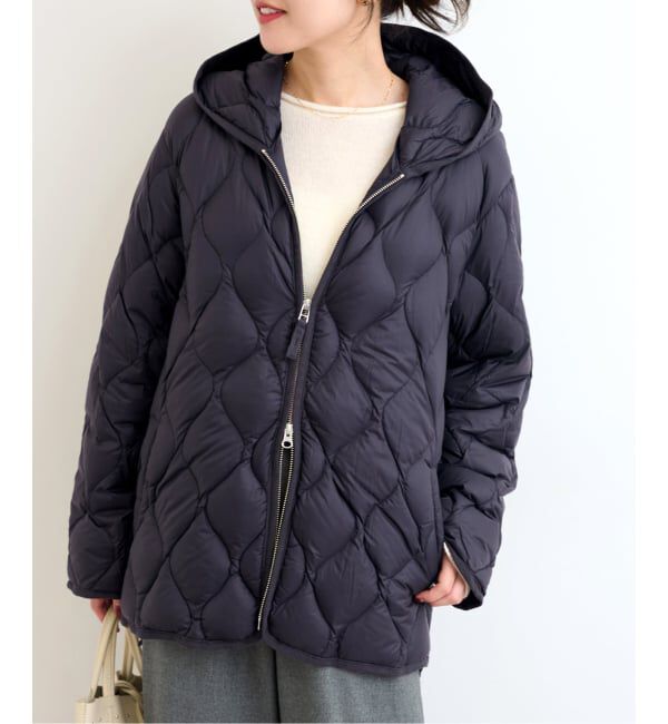 JOURNAL STANDARD relume「《追加》別注【TAION / タイオン】 フードダウンコート」|ダウン|ネイビー