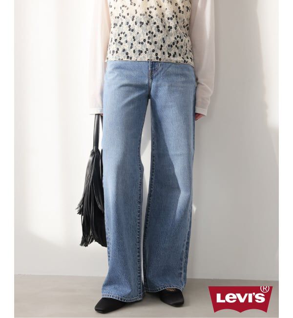 JOURNAL STANDARD relume「［26SS新作］別注【LEVI&rsquo;S】RIBCAGE WIDE LEG：デニム」|デニム|