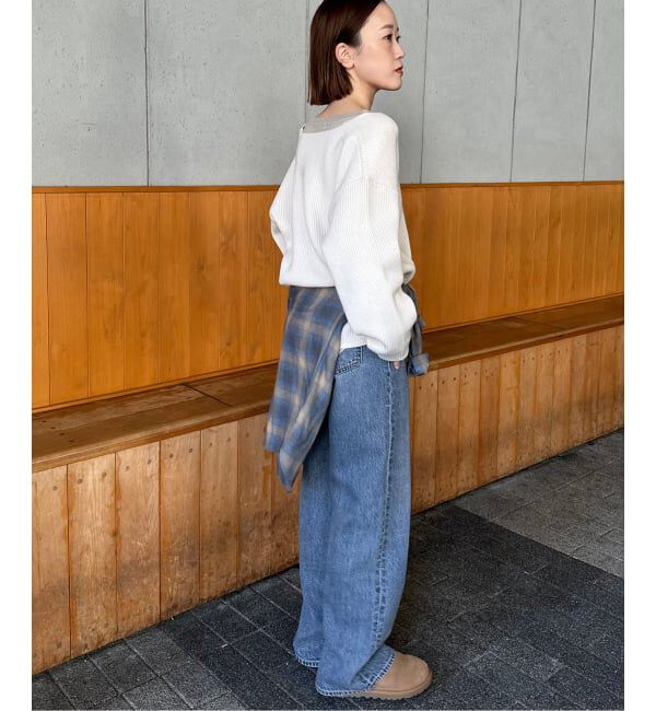 JOURNAL STANDARD relume「［26SS新作］別注【LEVI&rsquo;S】RIBCAGE WIDE LEG：デニム」|デニム|