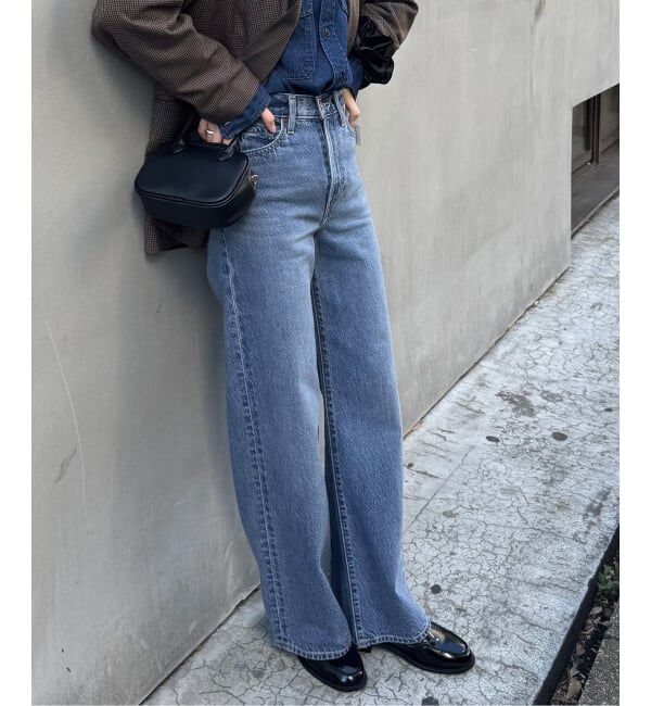 JOURNAL STANDARD relume「［26SS新作］別注【LEVI&rsquo;S】RIBCAGE WIDE LEG：デニム」|デニム|