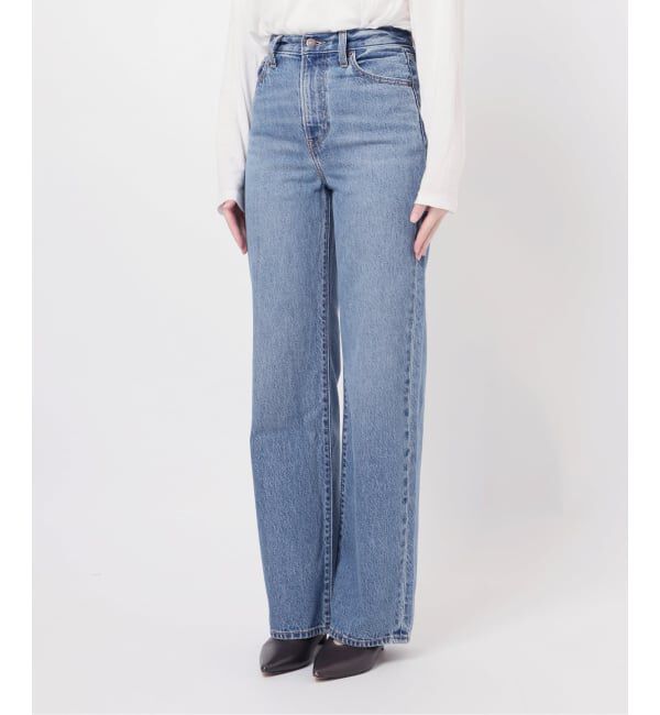 JOURNAL STANDARD relume「［26SS新作］別注【LEVI&rsquo;S】RIBCAGE WIDE LEG：デニム」|デニム|